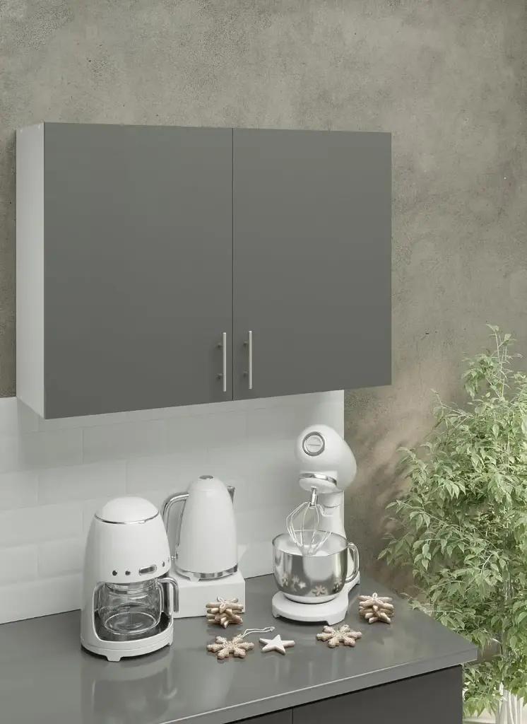 Home Delight Kitchen Wall Cabinet Grey
