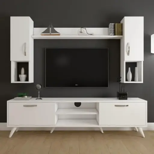 Home Delight TV Unit With Wall Shelf